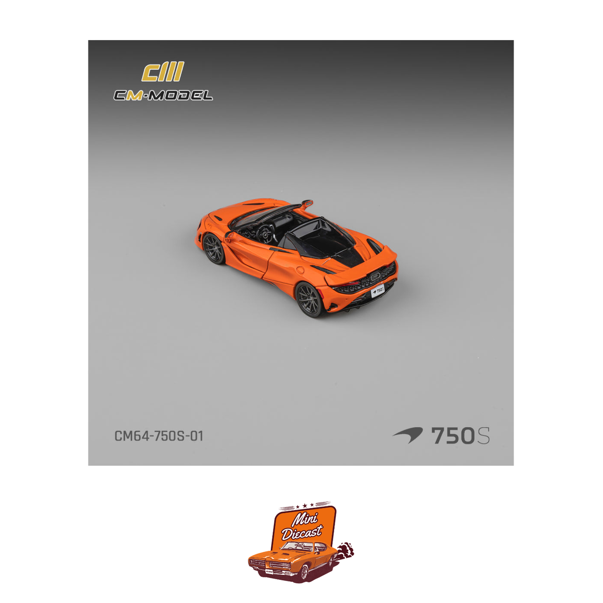 CM Model Mclaren 750S Spider Ember Orange (CM64-750S-01)