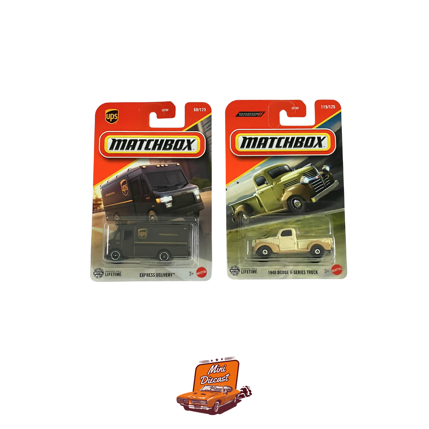 Matchbox (Set of 2) – Express Delivery / 1940 Dodge V-Series Truck