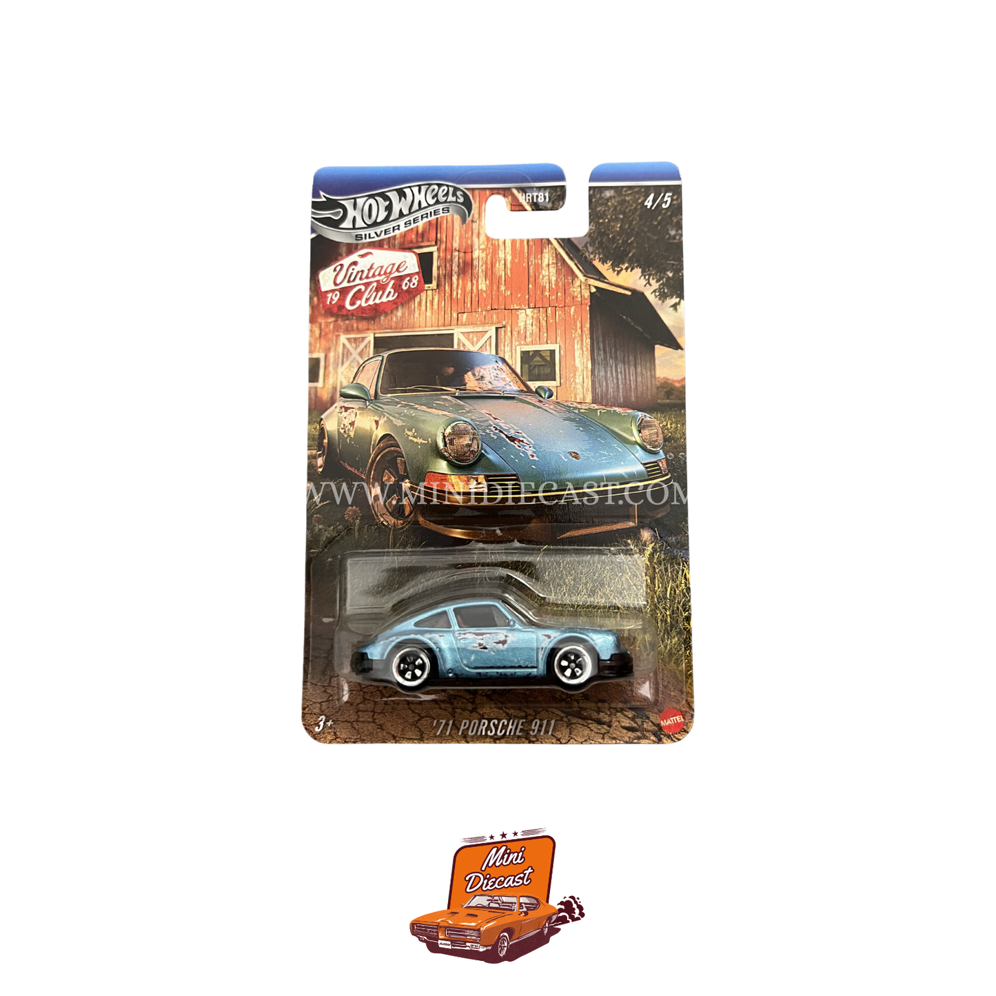 Hot Wheels Silver Series Vintage Club – ’71 Porsche 911
