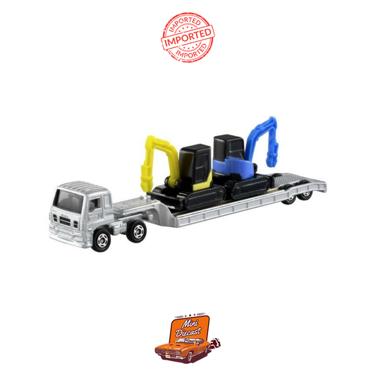 Takara Tomy Tomica No.142 Isuzu Giga Heavy Construction Machinery Transporter