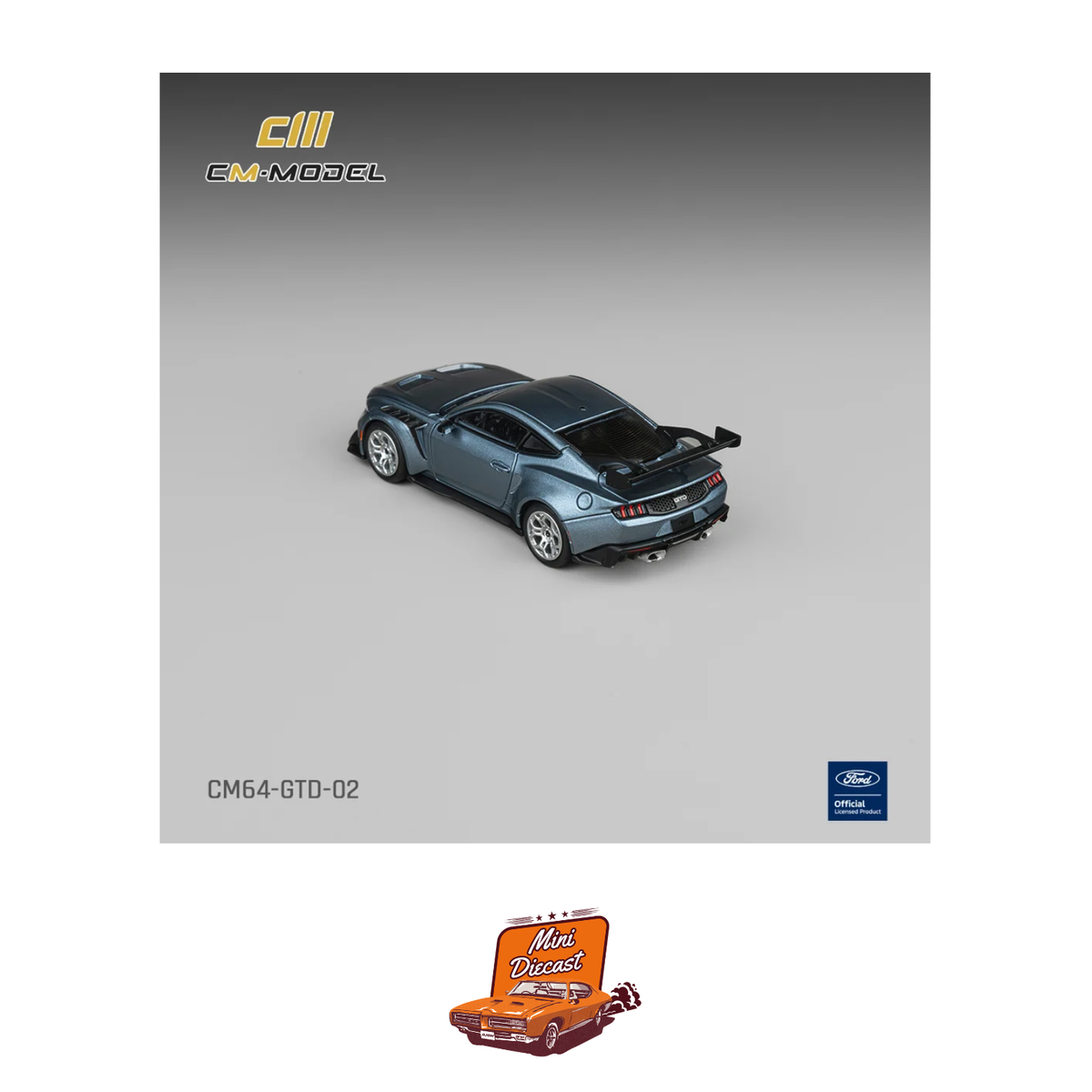 CM Model Ford Mustang GTD (Blue) (CM64-GTD-02)