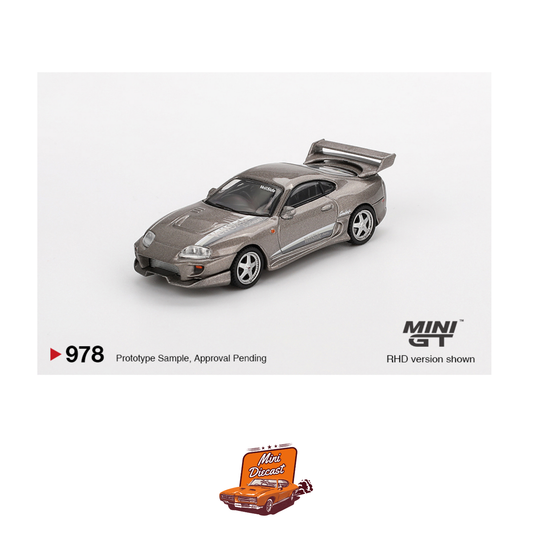 Mini GT #978 Toyota Supra VeilSide Combat V-II Combat Grey (Blister Pack) (Imported)