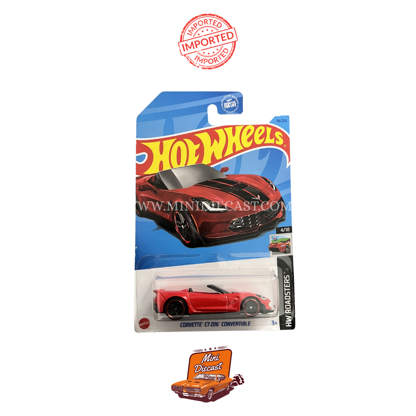 Hot Wheels Mainline – Corvette C7 Z06 Convertible (Imported)