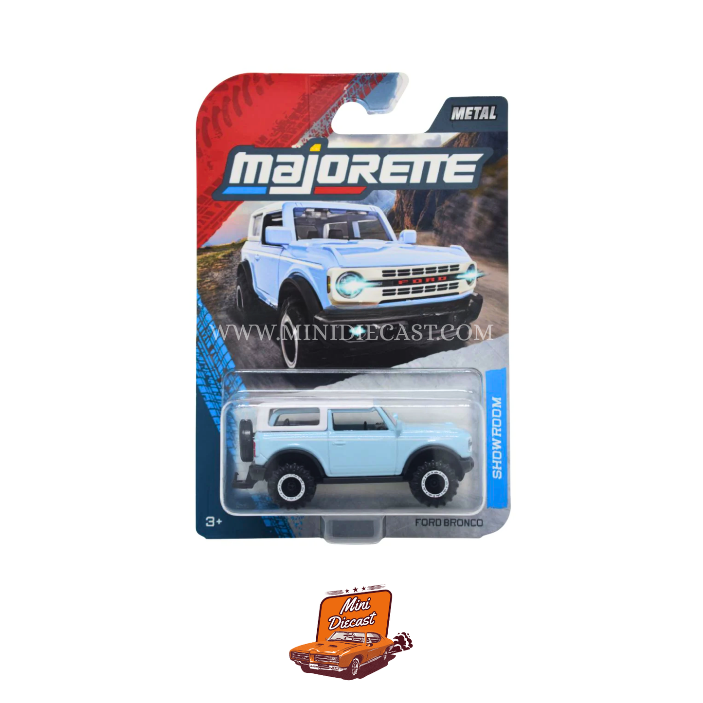 Majorette Showroom Premium Cars Ford Bronco Blue