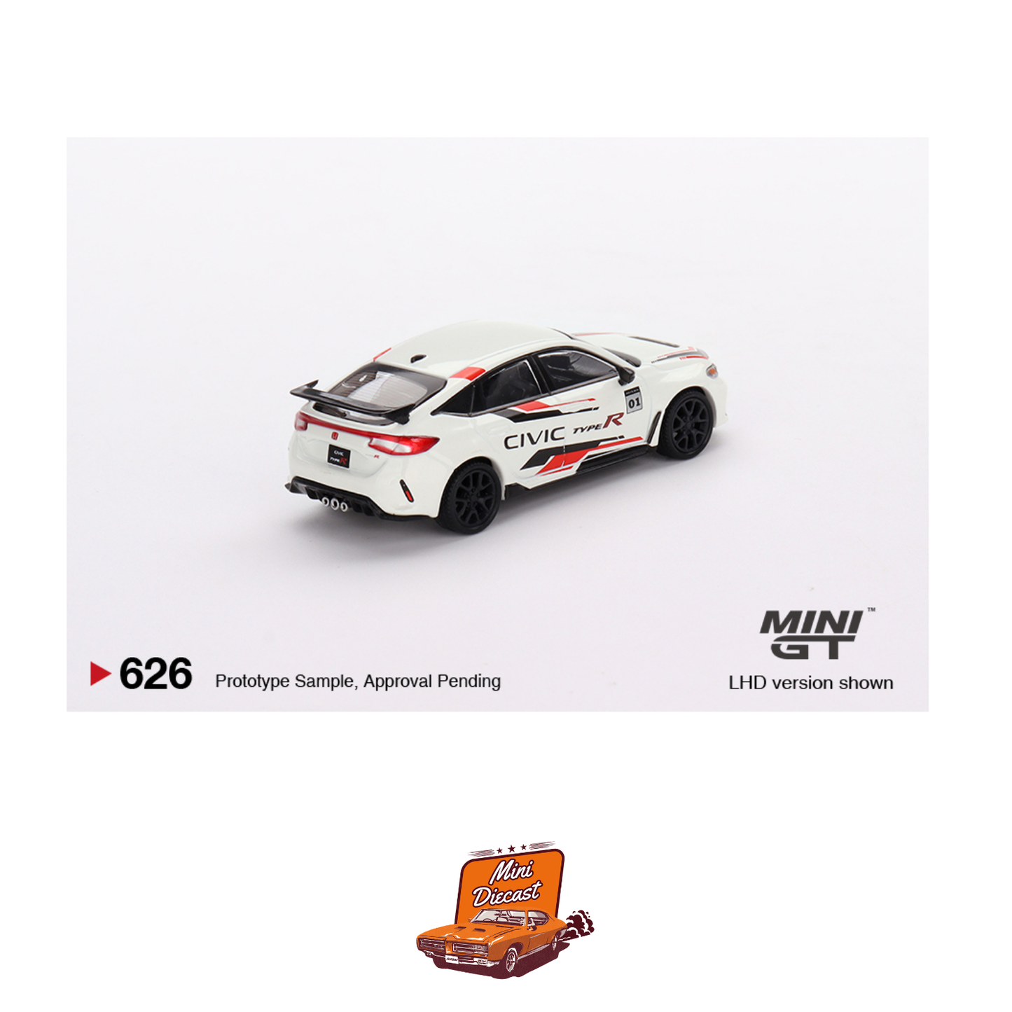 Mini GT #626 Honda Civic Type R 2023 Honda Thanks Day Vietnam (Imported)