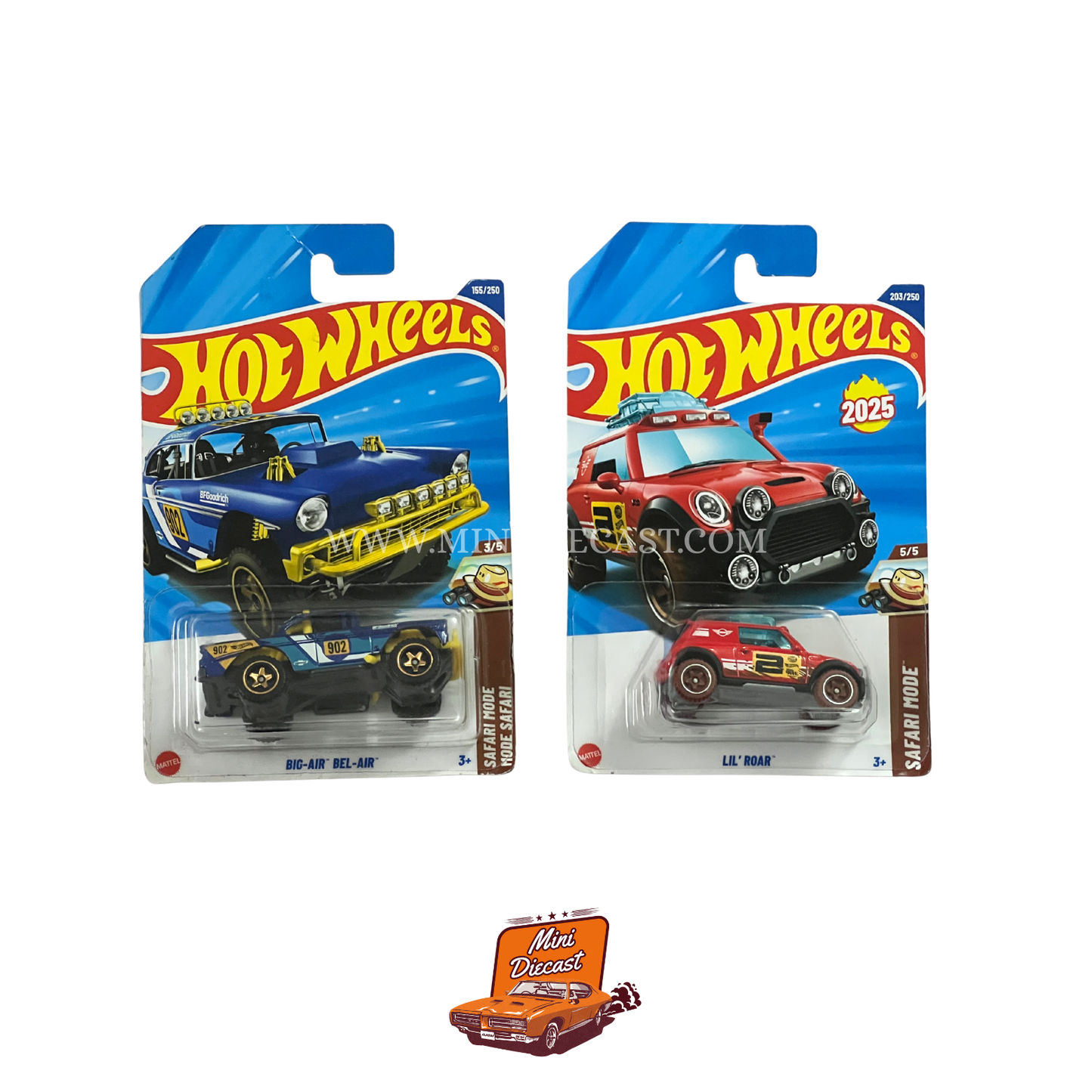 Hot Wheels Mainline (Set of 2) – Big-Air Bel-Air / Lil’ Roar