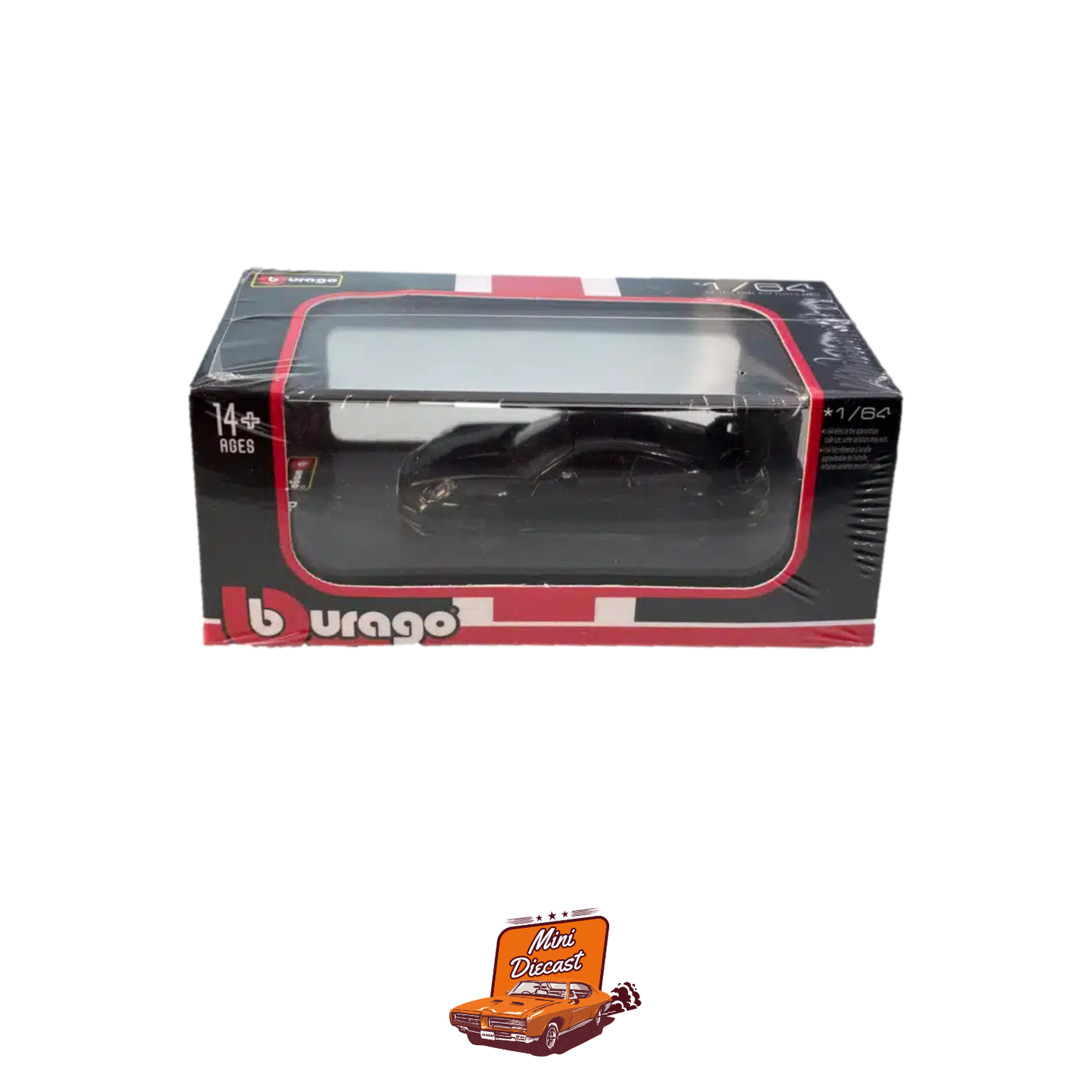 Bburago 1:64 Porsche 911 GT3 with Acrylic Display Box Black