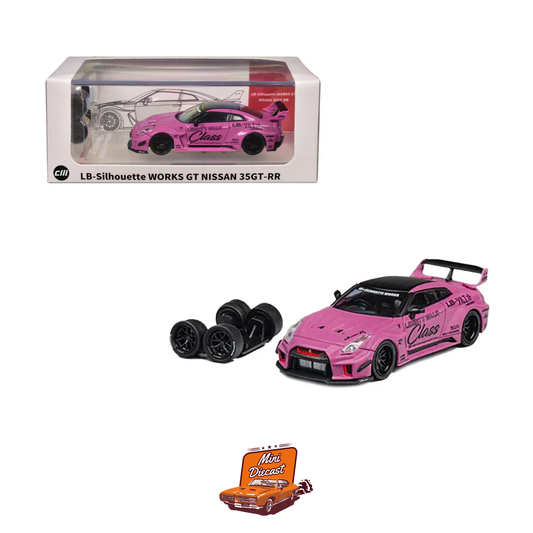 CM Model Nissan LBWK GT35RR (Pink) (CM64-35RR-08)