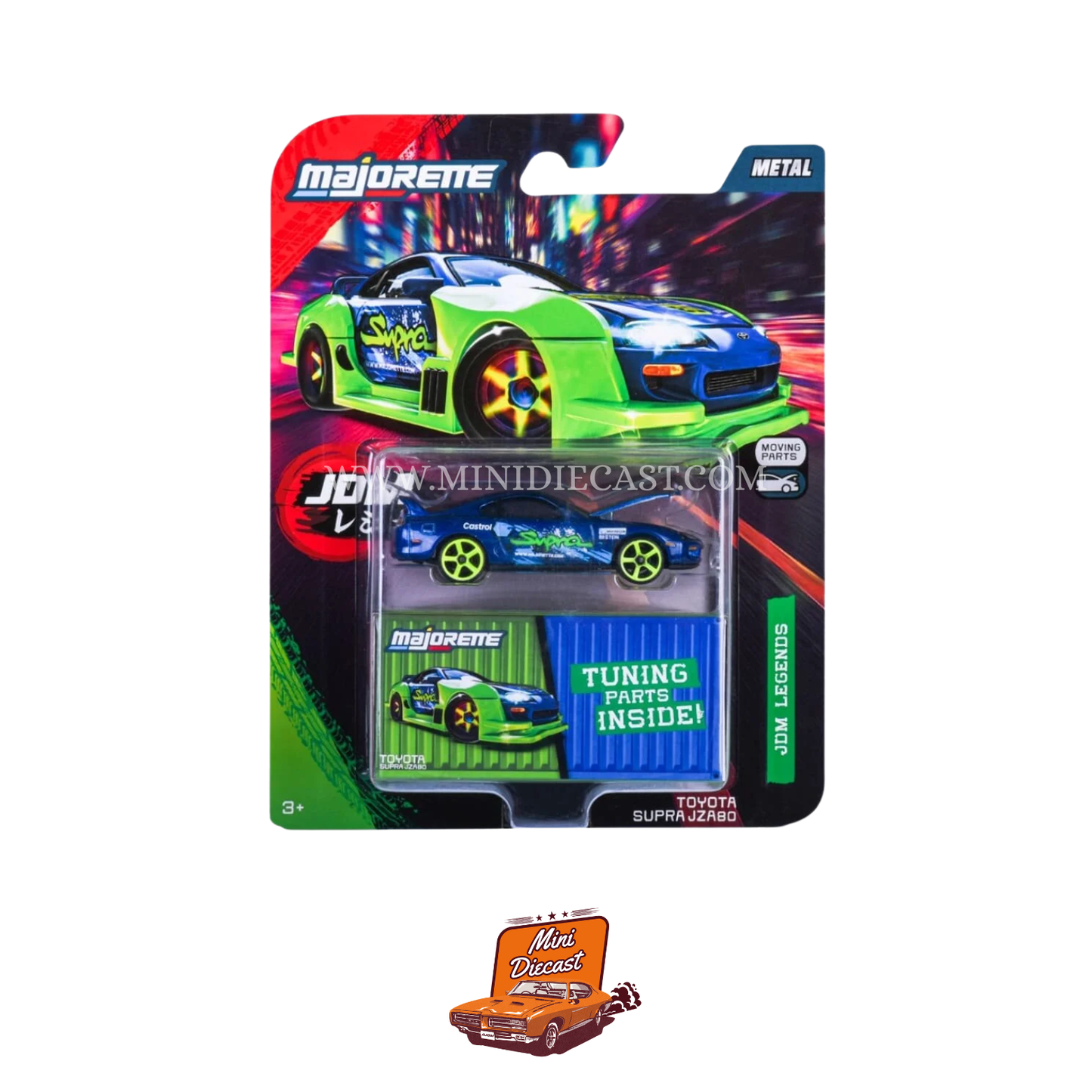 Majorette JDM Legends Toyota Supra JZA80