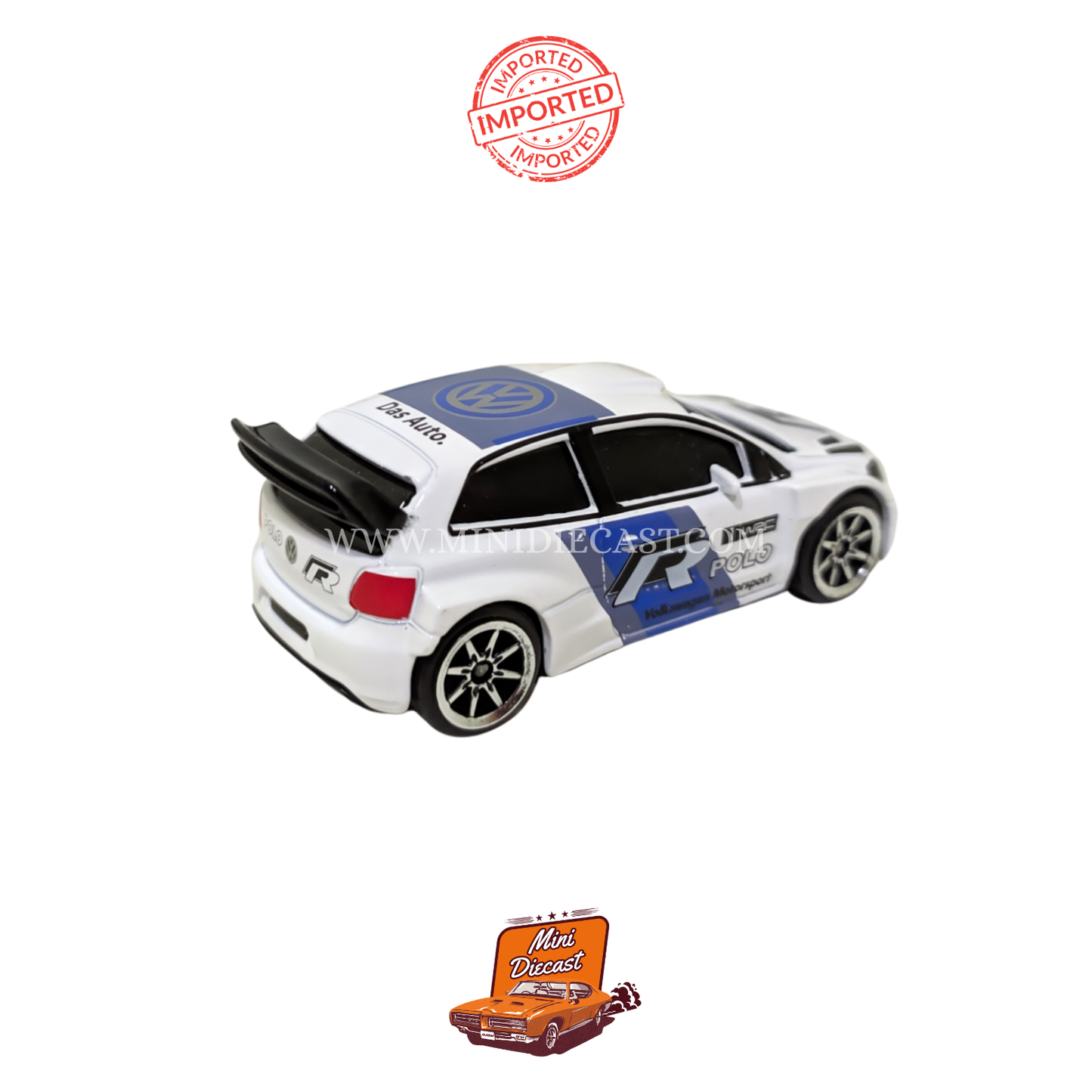 Majorette Racing Cars Volkswagen Polo R WRC (White) (Imported)