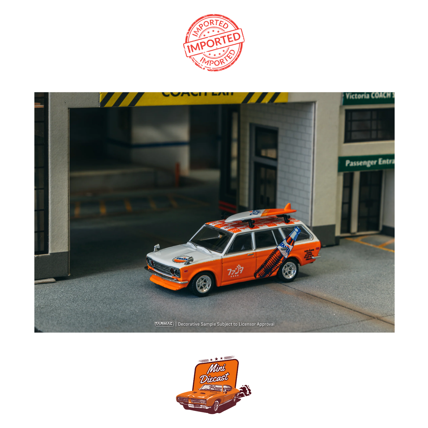 Tarmac Works Datsun Bluebird 510 Wagon (Fanta Livery)