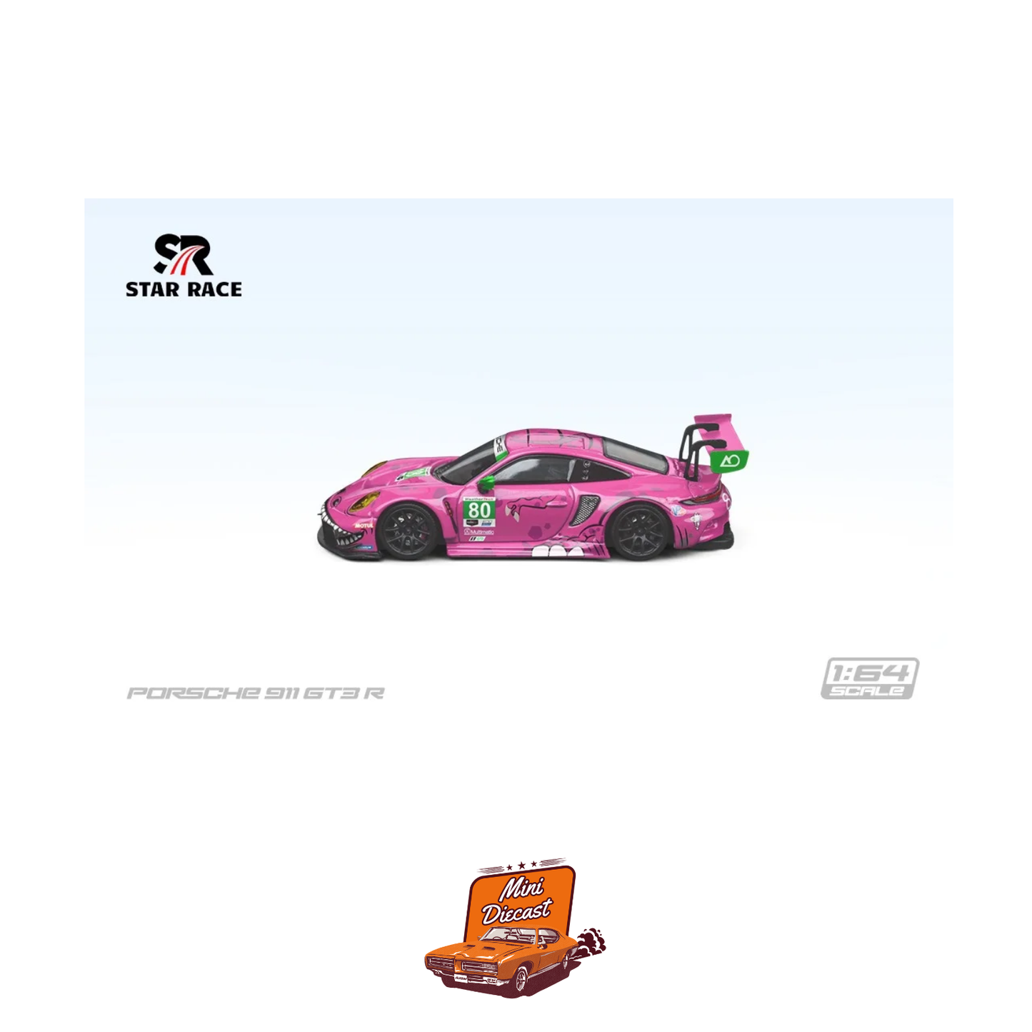 Star Race Porsche 911 GT3 R Roxy #80 AO Racing (Imported)