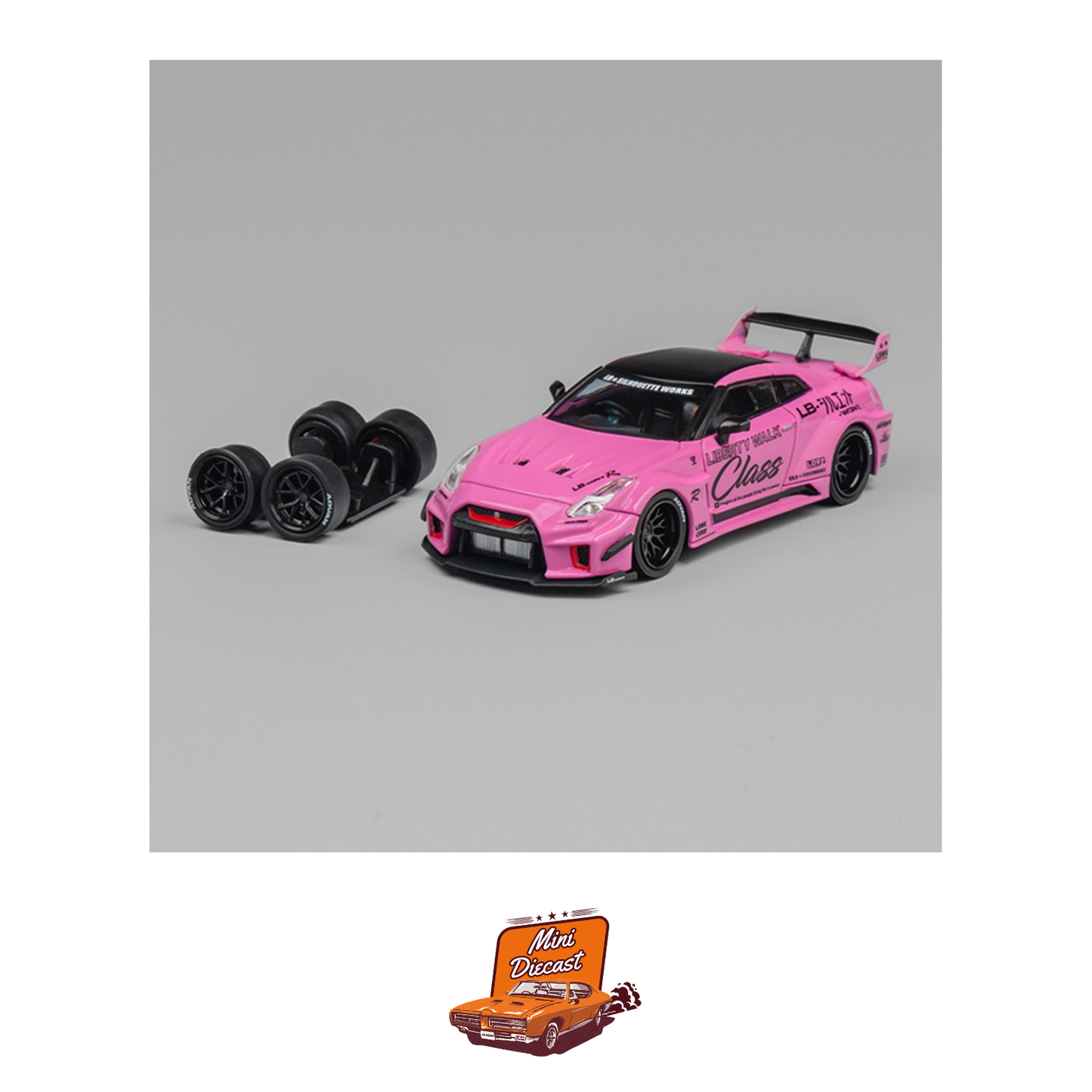 CM Model Nissan LBWK GT35RR (Pink) (CM64-35RR-08)