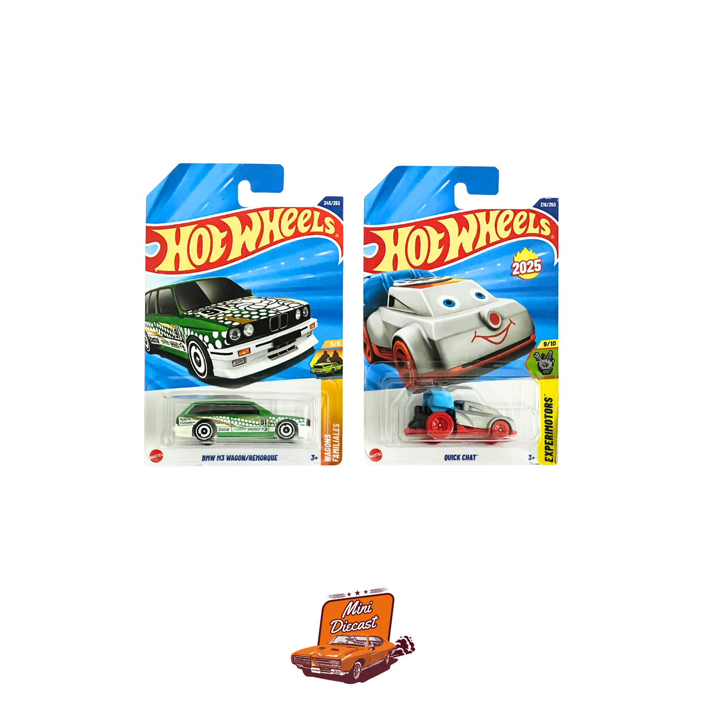 Hot Wheels Mainline (Set of 2) – BMW M3 Wagon / Quick Chat