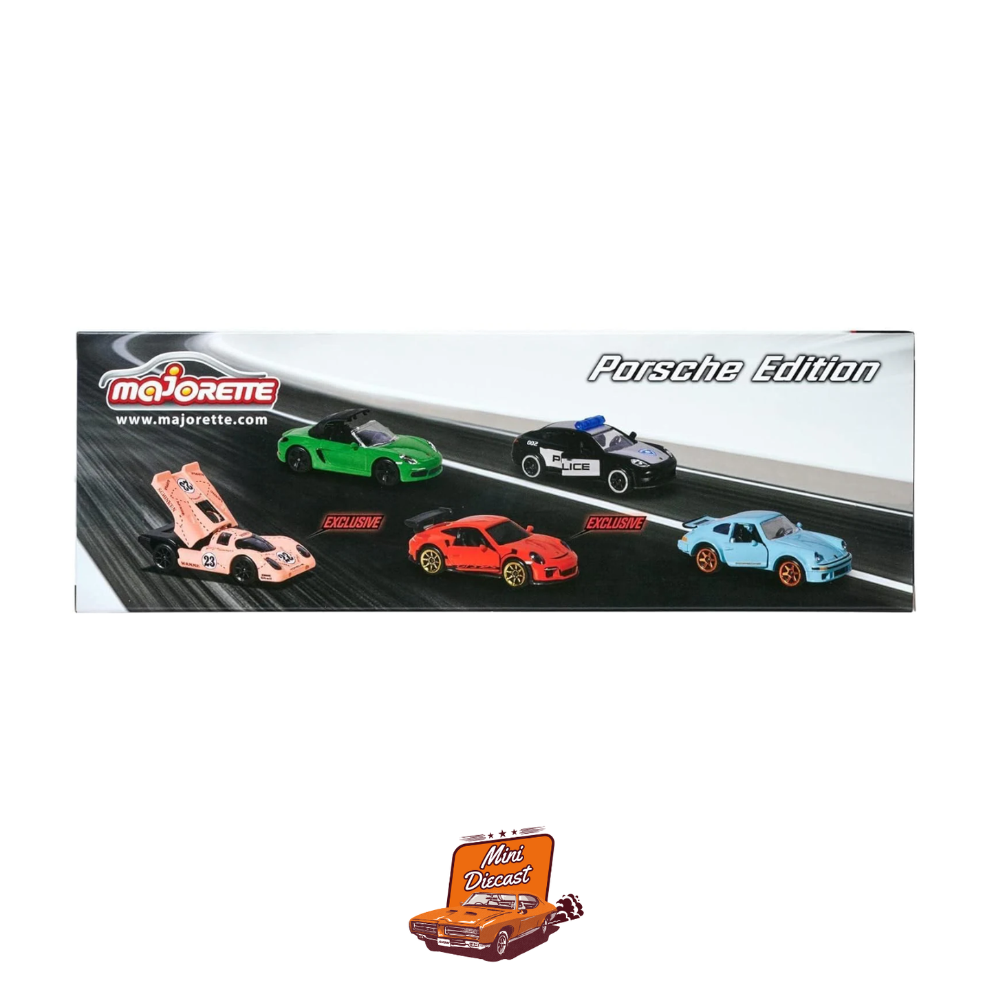 Majorette Porsche Edition – 5 Cars Gift Pack