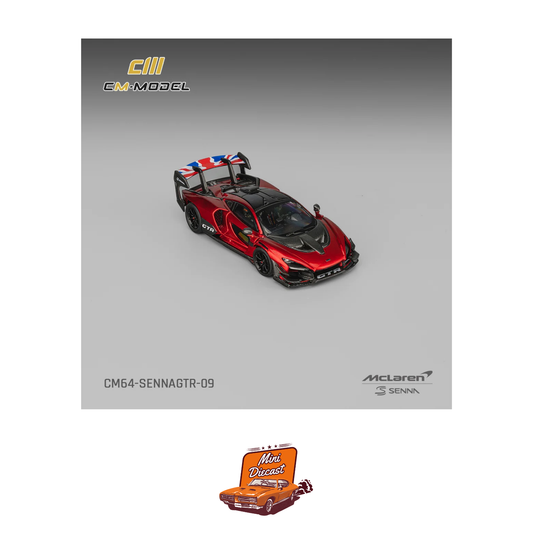 CM Model McLaren Senna GTR Metallic Red (CM64-SennaGTR-09)