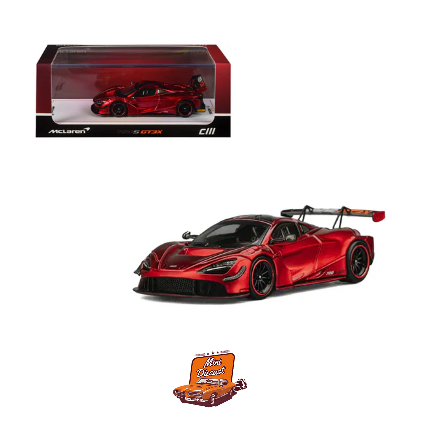 CM Model McLaren 720SGT3X – Red (CM64-720SGT3X-02)