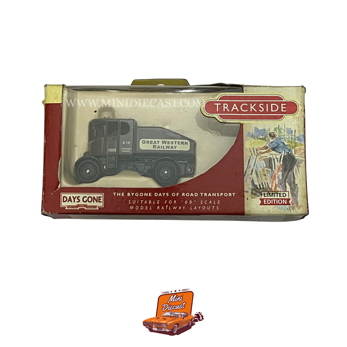 Lledo Days Gone Vintage Models Trackside Sentinel Ballast Tractor GWR DG106000 (3233/7500) Limited Edition
