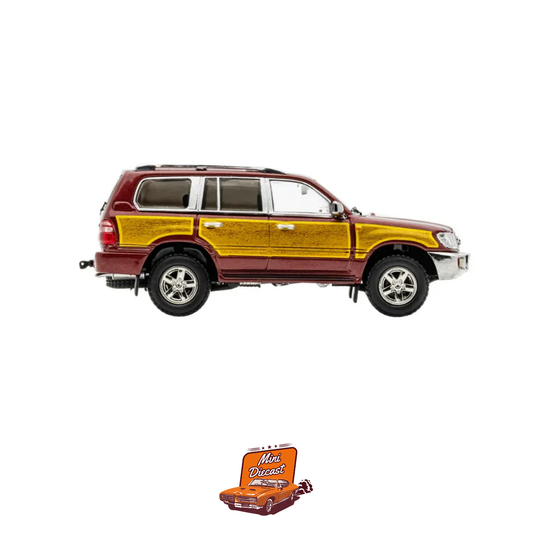 GCD Toyota Land Cruiser LC100 Retro Woodgrain Livery 1:64