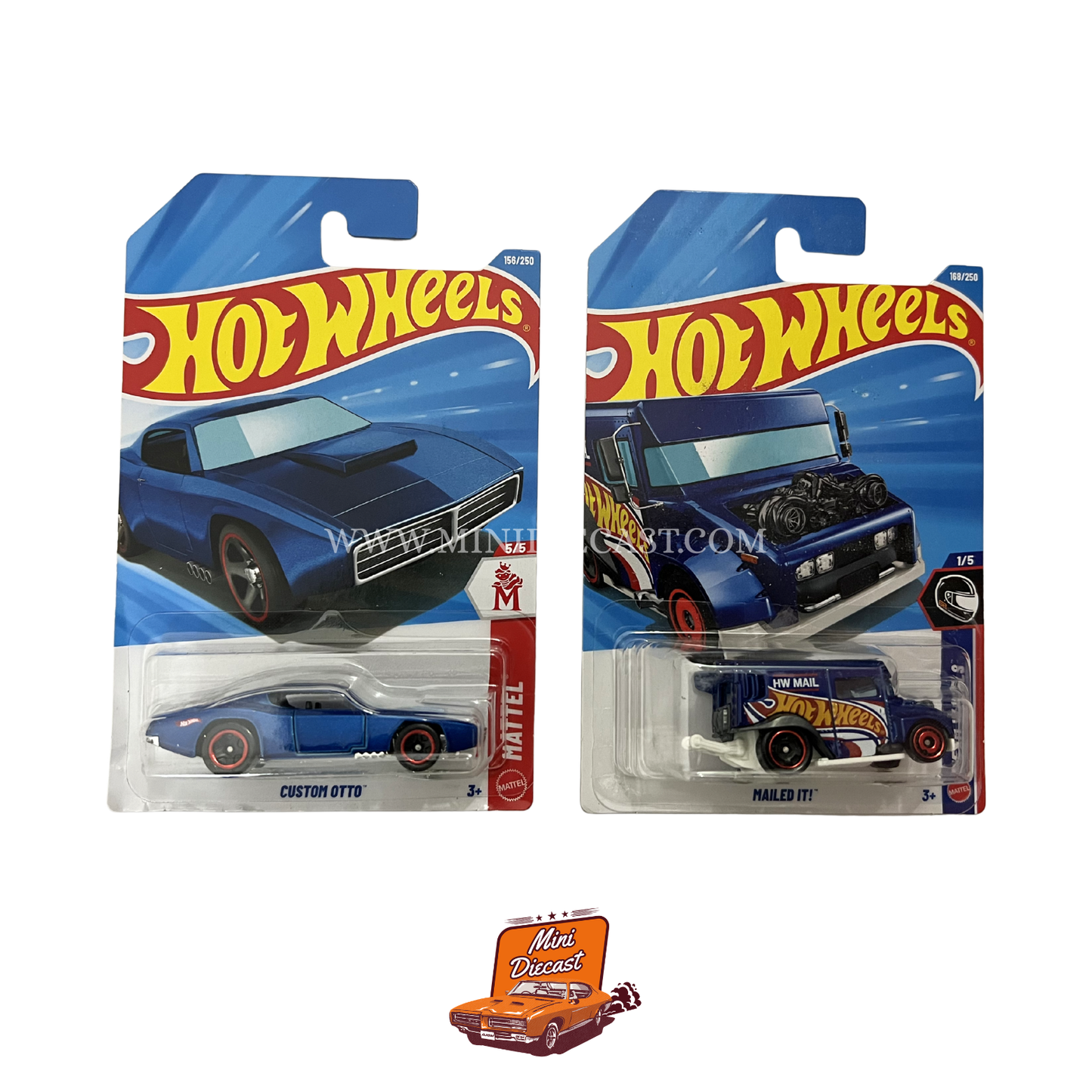Hot Wheels Mainline (Set of 2) – Custom Otto / Mailed It!