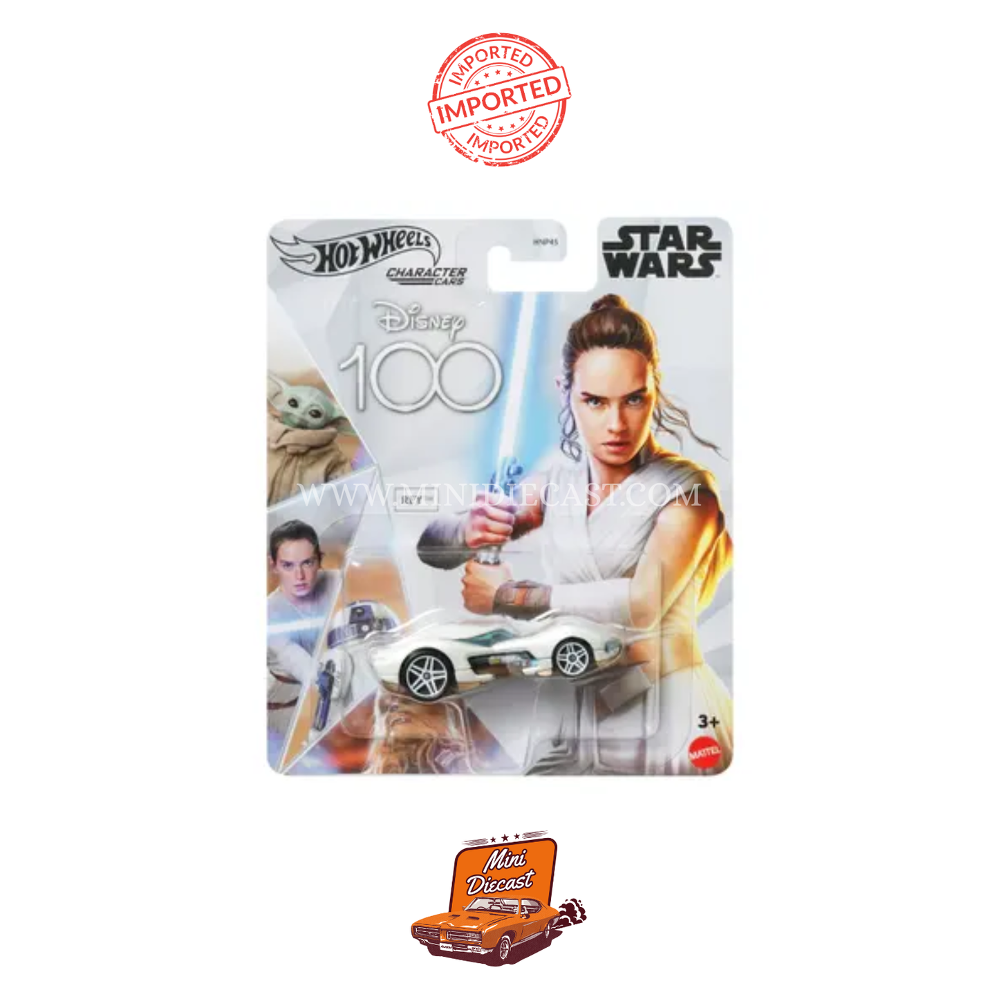 Hot Wheels Character Cars – Star Wars Rey (Imported)