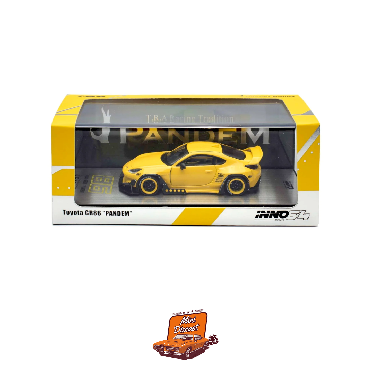 INNO64 Toyota GR86 PANDEM Yellow IN64-GR86P-YL
