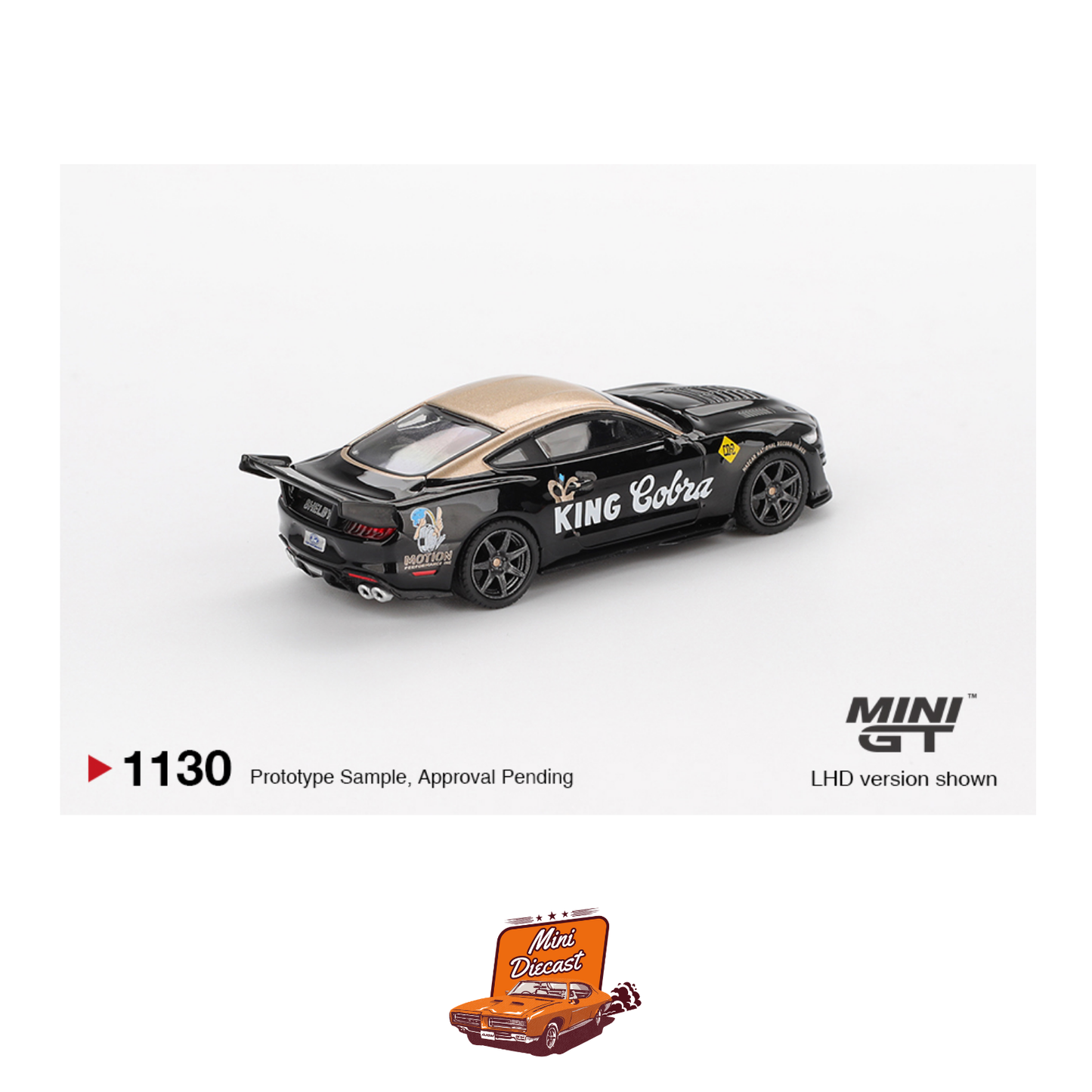 Mini GT #1130 Shelby GT500 Dragon Snake Concept Black/Gold