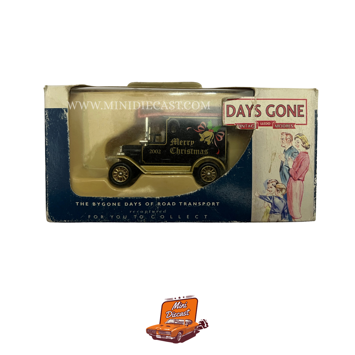 Lledo Days Gone Vintage Models Ford Model T Van Lledo Collector Club Christmas Model 2002 DG006174