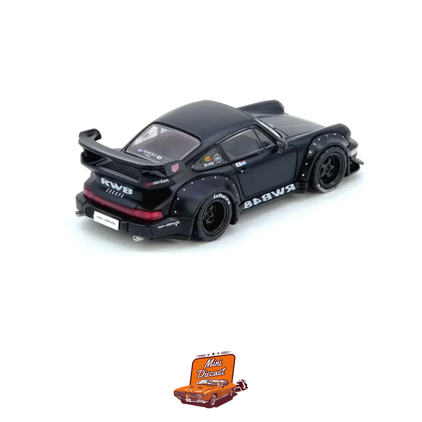 INNO64 Porsche RWB 964 Black Matt 1:64