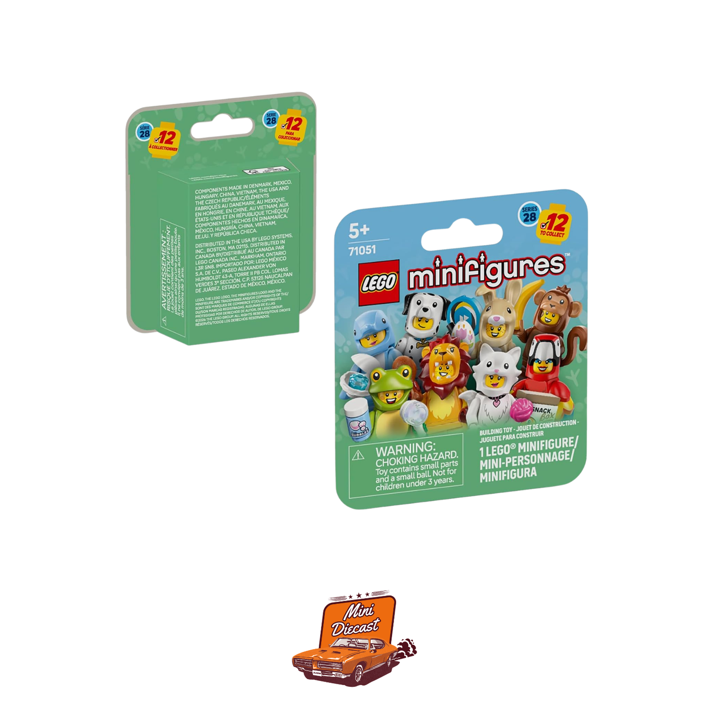 LEGO Minifigures Animal Series 28 Mystery Box (1 Figure Per Box)