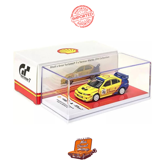 Shell x Gran Turismo 7 PlayStation x Tarmac Works JDM Collection Mitsubishi Lancer Evolution VI GSR T.M. Edition ’99 (Special Edition) (Unsealed)