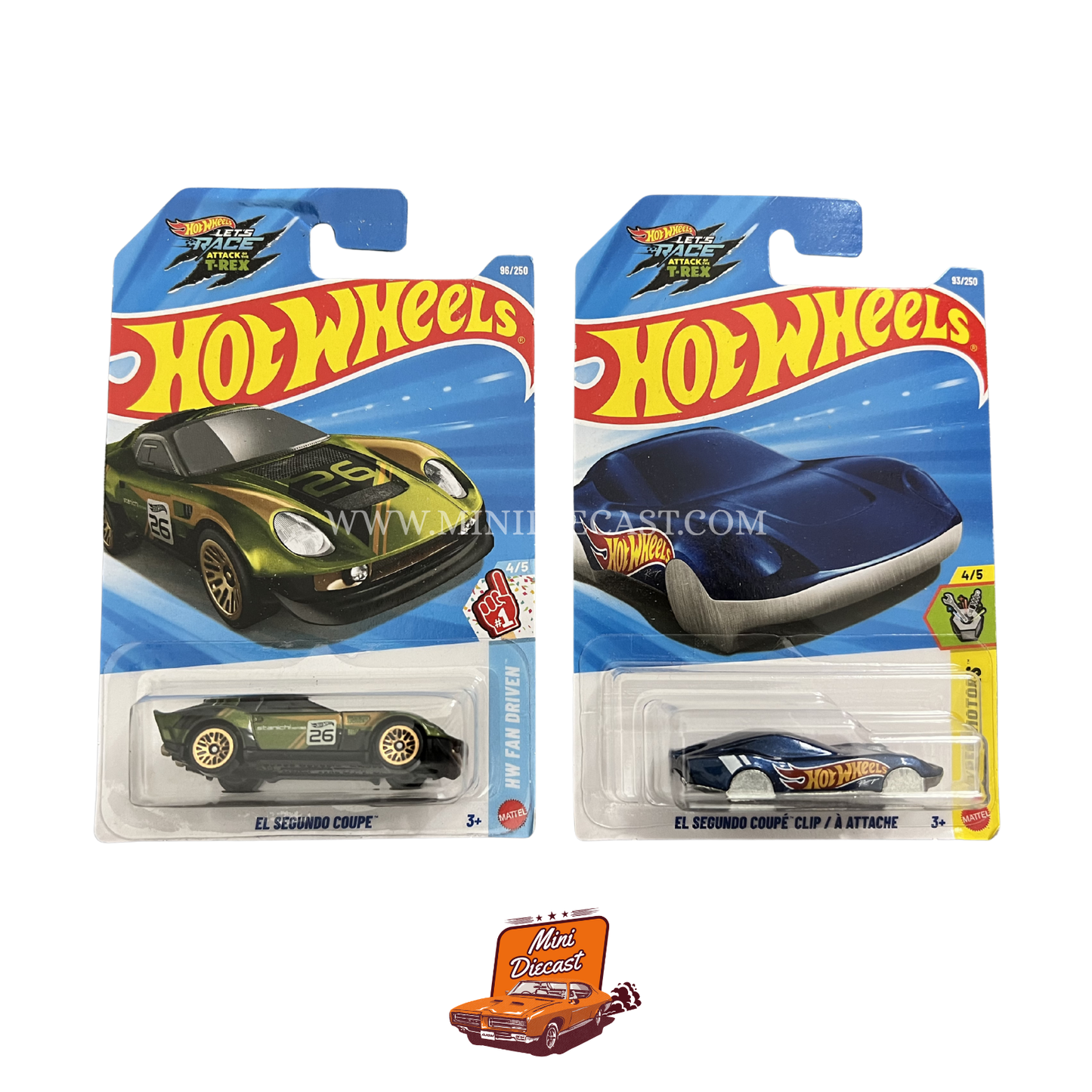 Hot Wheels Mainline (Set of 2) – El Segundo Coupé / El Segundo Coupé Clip