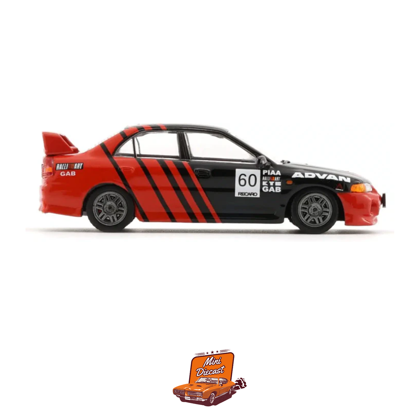 BM Creations Mitsubishi Lancer Evolution IV ADVAN (64B0412)