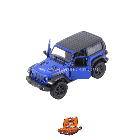 Kinsmart 2018 Jeep Wrangler (Hard Top) – 1:34 Scale Blue