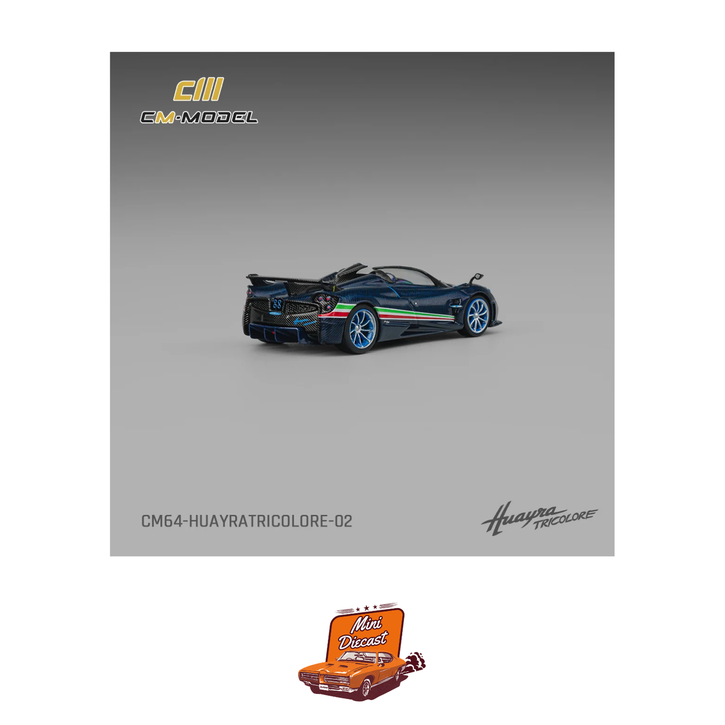 CM Model Pagani Huayra Tricolore (CM64-HUAYRATRICOLORE-02)