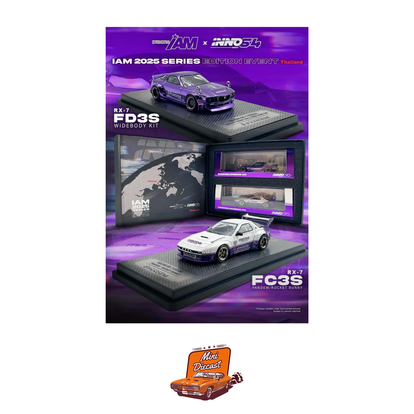 INNO64 International Automotive Modified (IAM) 2025 Thailand Box Set IN64-IAM25-Thailand