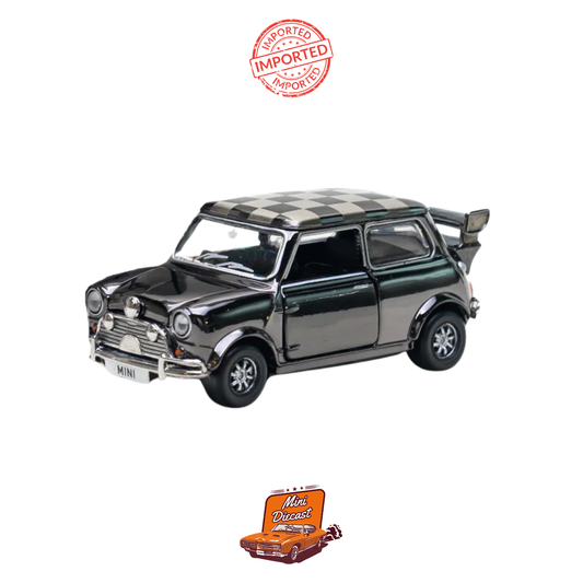 Tiny City Mini Cooper (Black Chrome Racing) 1:50 Scale