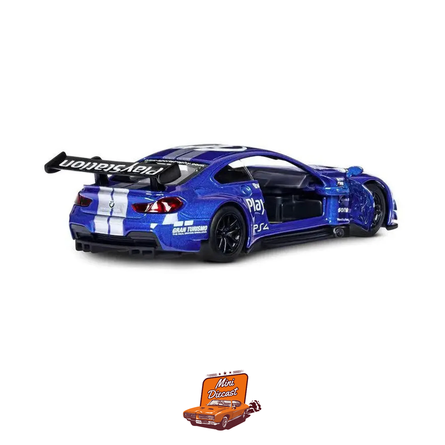 CCA BMW M6 GT3 PlayStation Livery 1:44 Scale with Acrylic Case