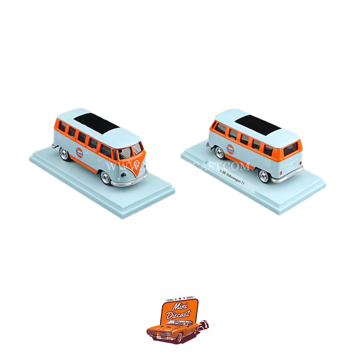 CCA Volkswagen T1 Gulf Livery (With Acrylic Case)