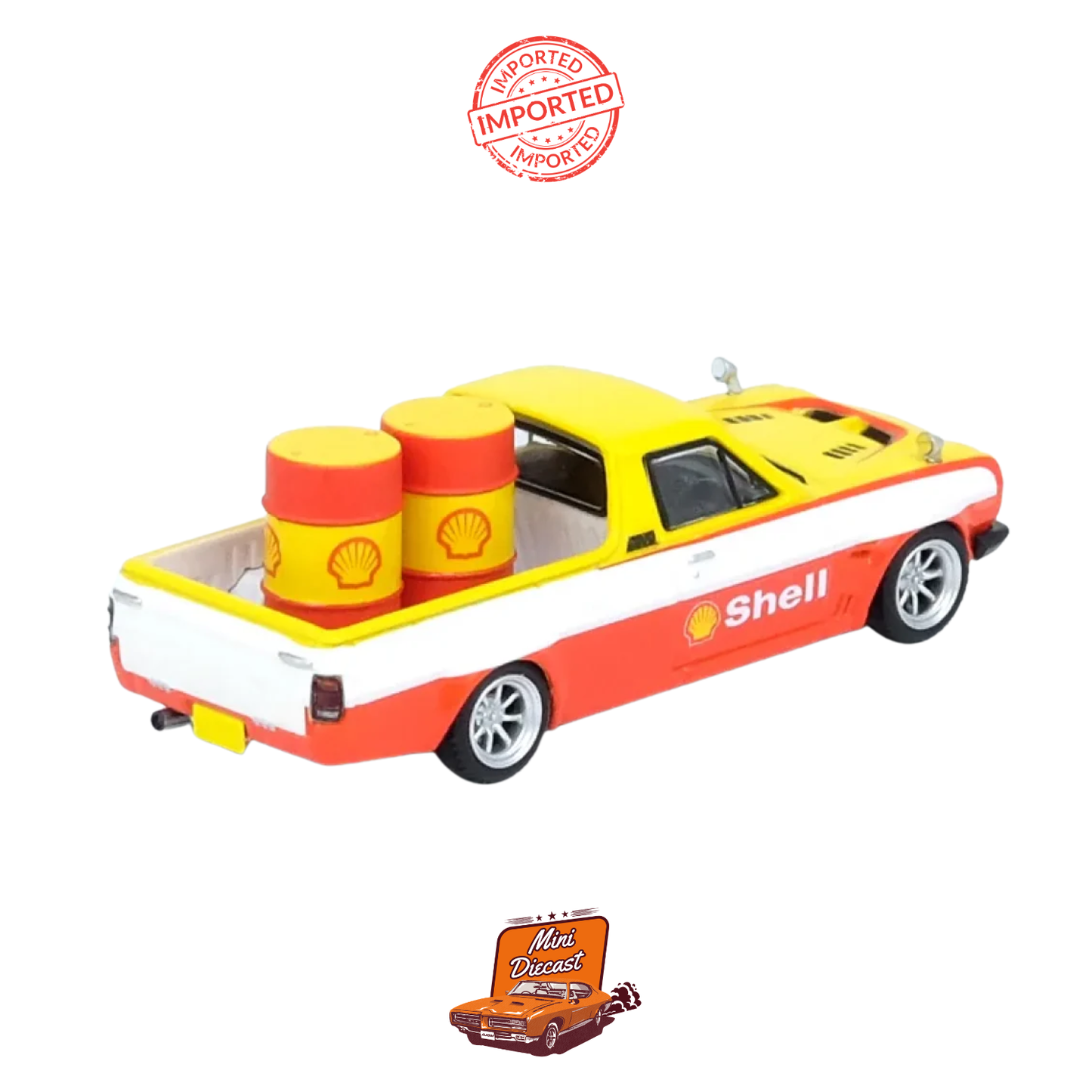 Inno64 x Tiny x Shell – Nissan Sunny “HAKOTORA” Pick Up – Shell Edition