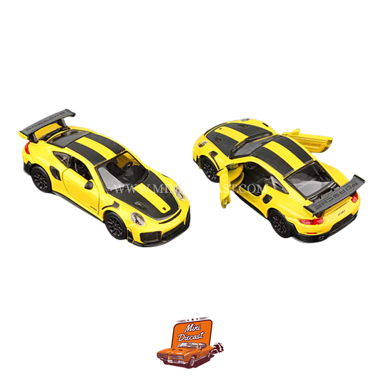 Bburago 1:64 – Porsche 911 GT2 RS (Yellow)