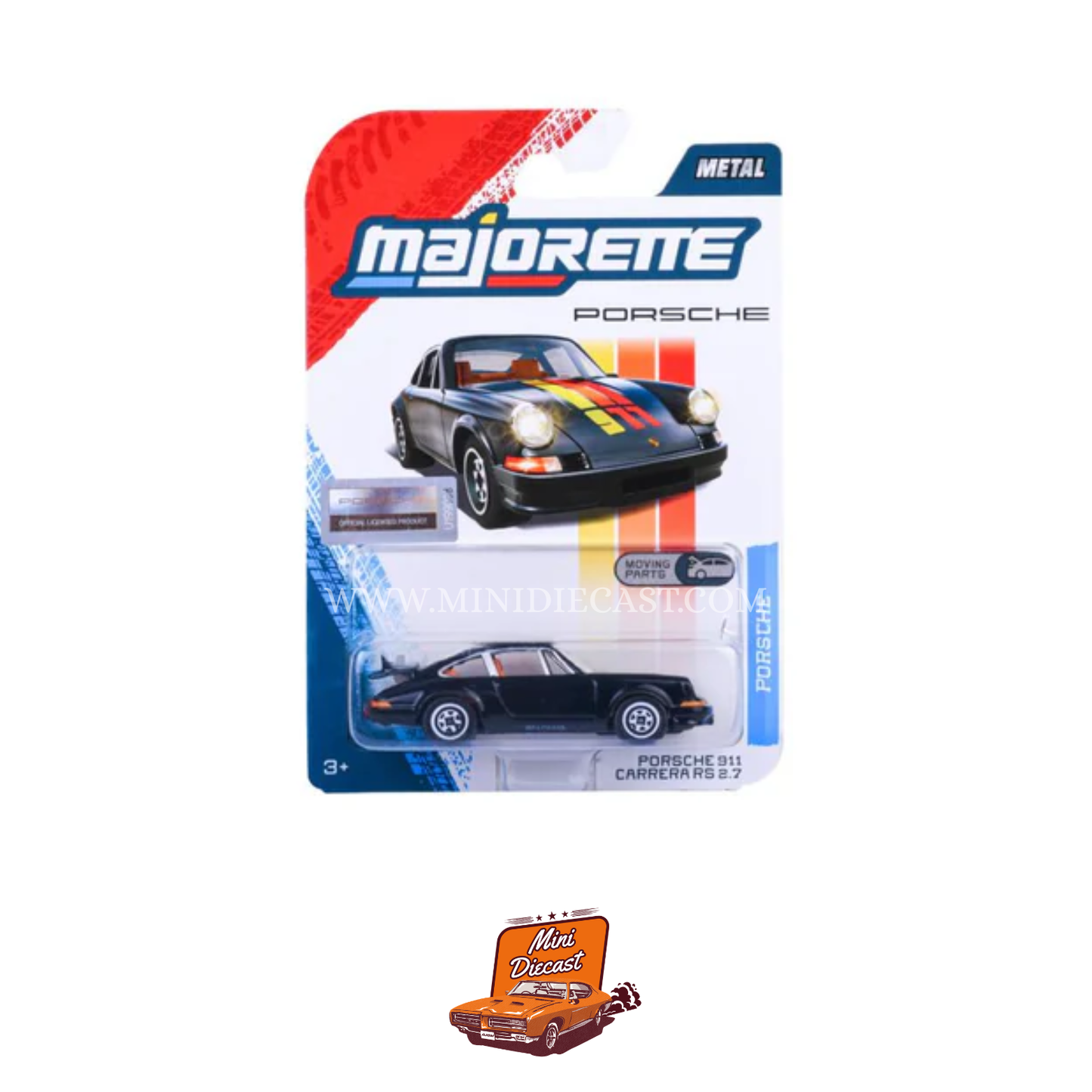 Majorette Porsche Premium Cars Porsche 911 Carrera 2.7 (Black)