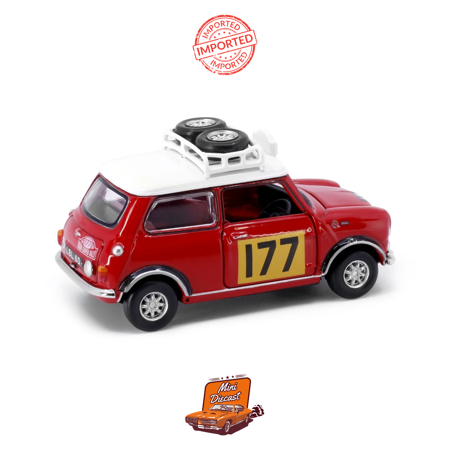 Tiny City Mini Cooper Mk 1 Rally #177 1:50 Scale