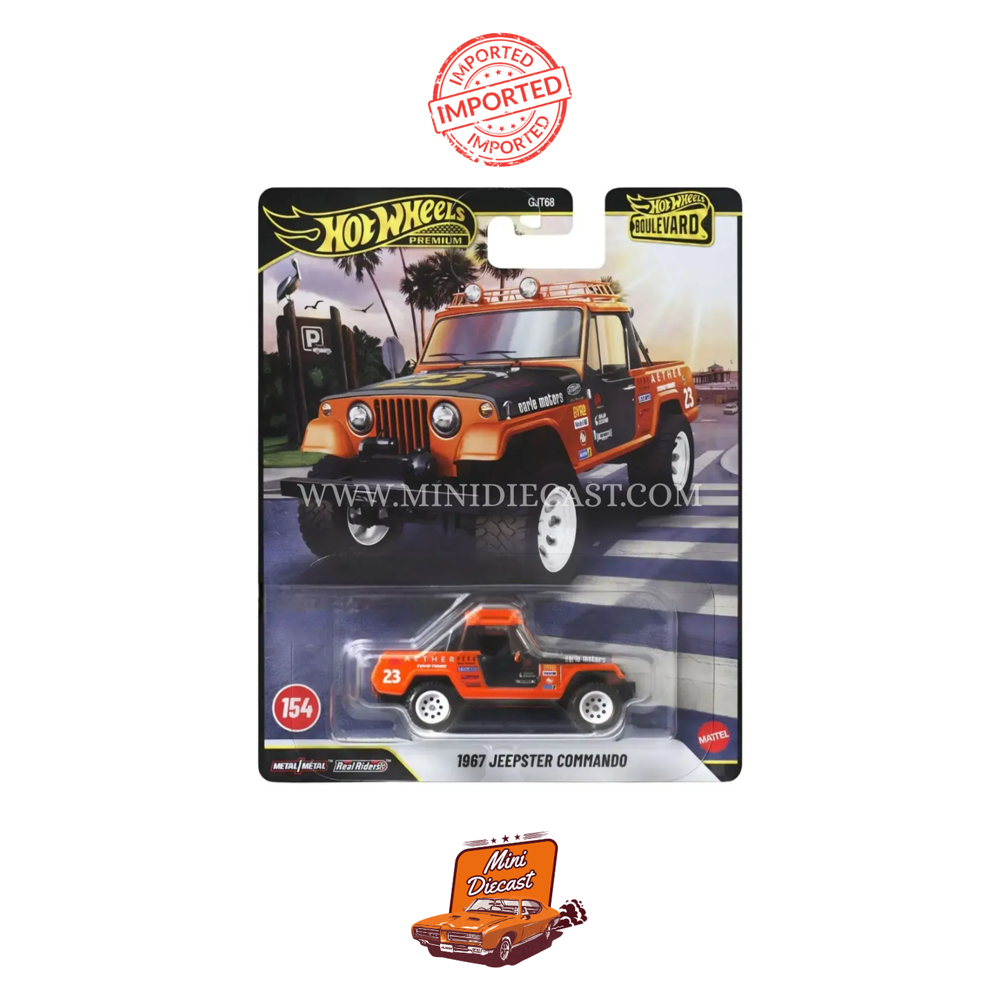 Hot Wheels Premium Boulevard No.154 – 1967 Jeepster Commando (Imported)