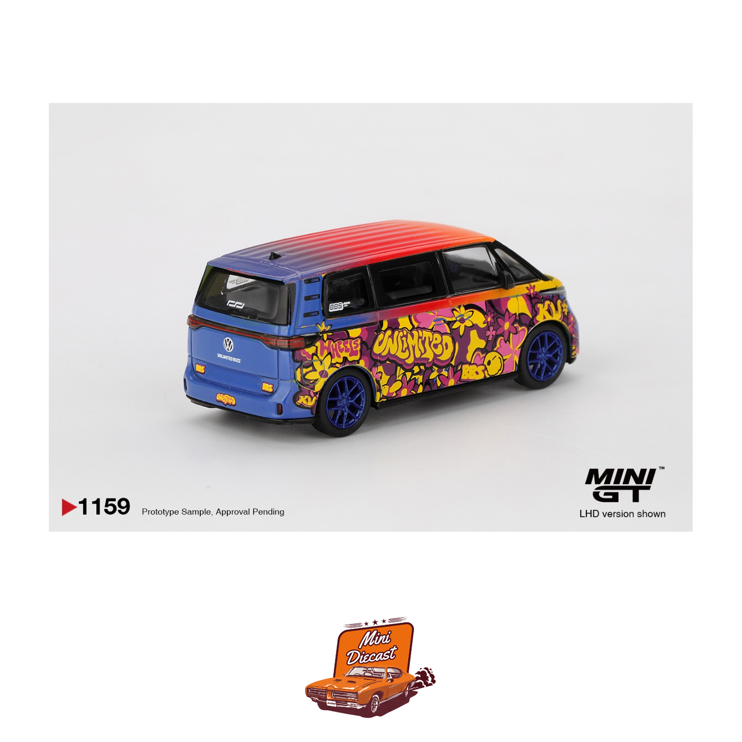 Mini GT #1159 Volkswagen ID. Buzz KW BBS – Coming Soon (ETA: April End 2026)
