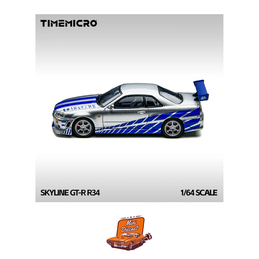 Time Micro Nissan Skyline GT-R R34 (TM800502)