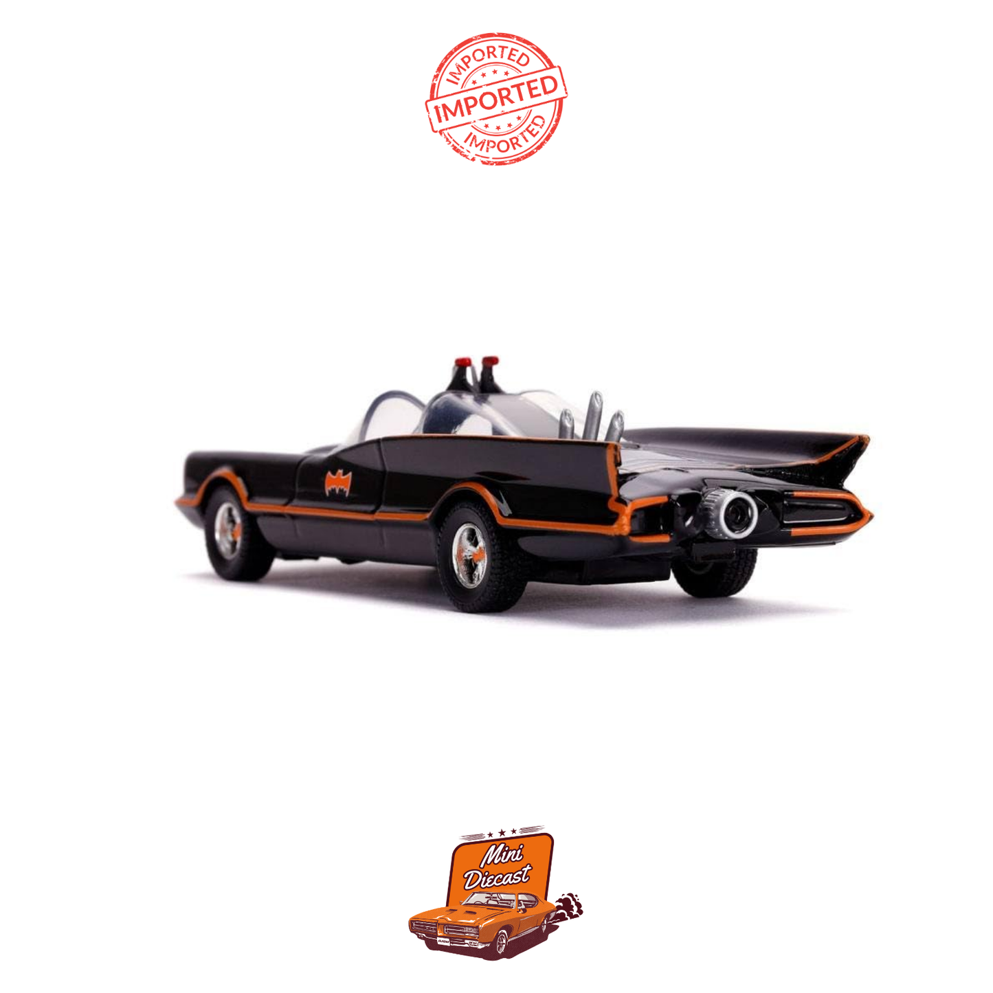 Jada Hollywood Rides “Batman Classic TV Series” Batmobile 1:32 Scale with Batman Figurine
