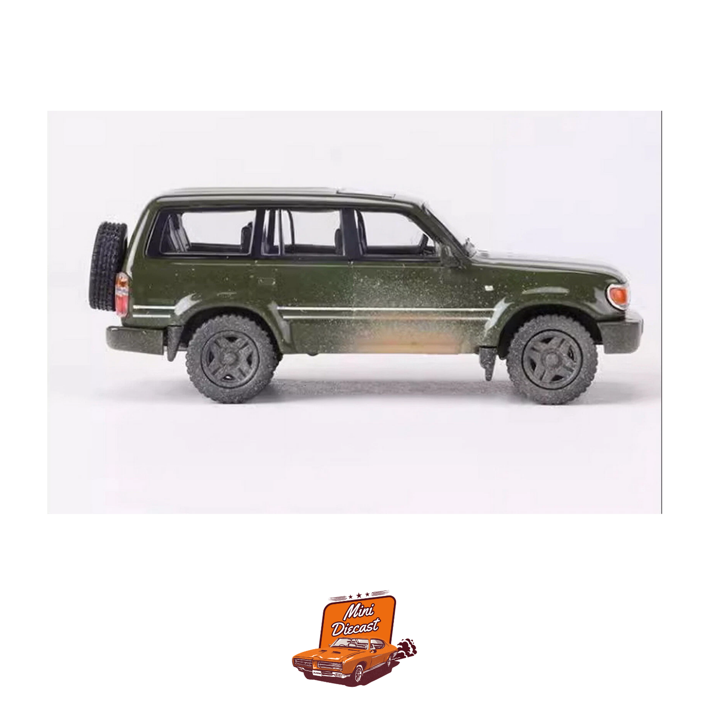 MASSDI Toyota Land Cruiser LC80 1994 (Green with Mud Effect) (TYT1010)