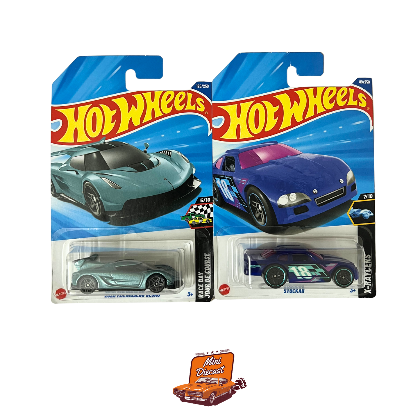 Hot Wheels Mainline (Set of 2) – 2020 Koenigsegg Jesko / Stockar