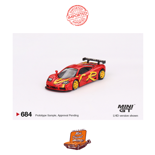 Mini GT #684 McLaren F1 GTR 1996 Presentation